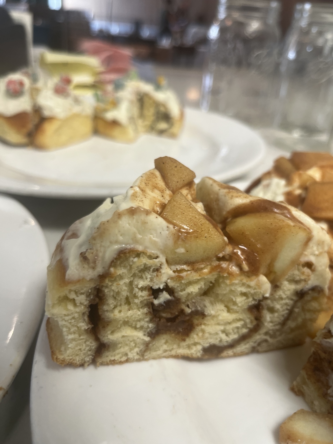 Apple Pie’s Cousin cinnamon roll